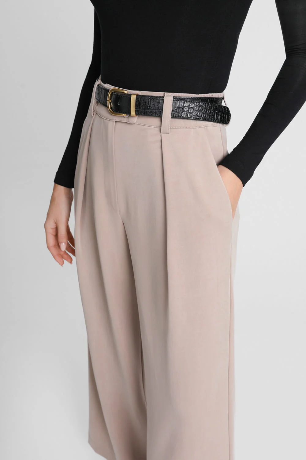 Spodnie Miss Daily Beige - Image 3