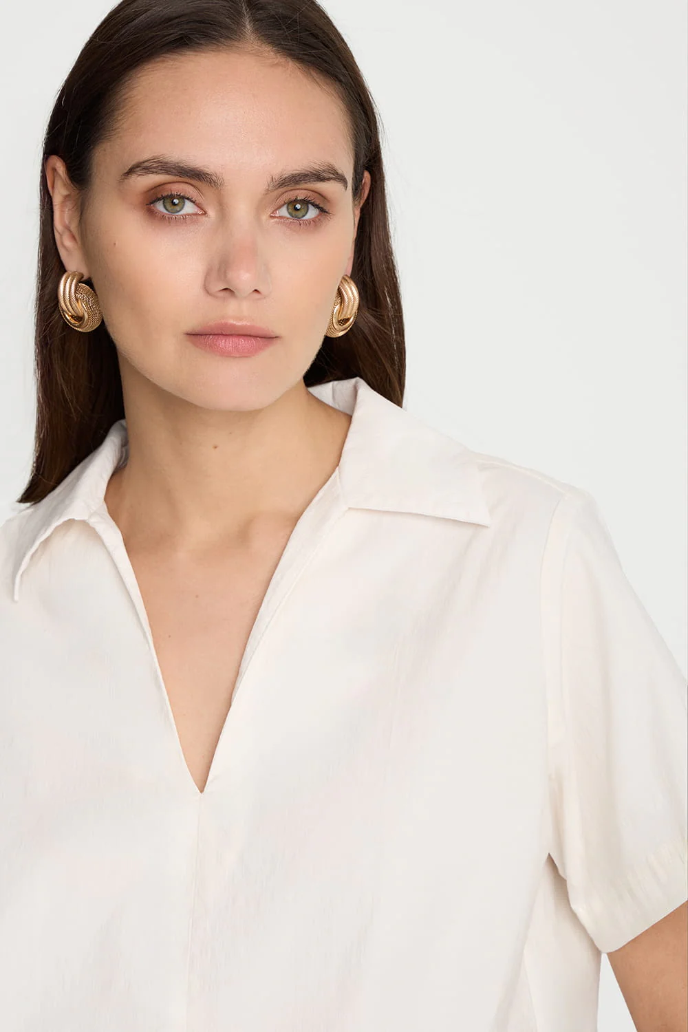 Bluzka Miss Modest Off White - Image 3