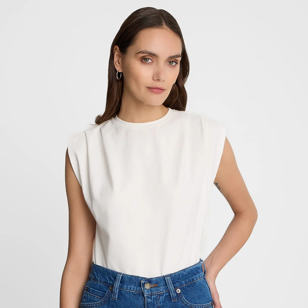 T-shirt Miss Boxy Off White - Image 6