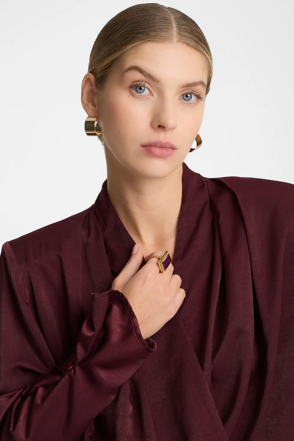 Bluzka Miss Misty Burgundy - Image 4