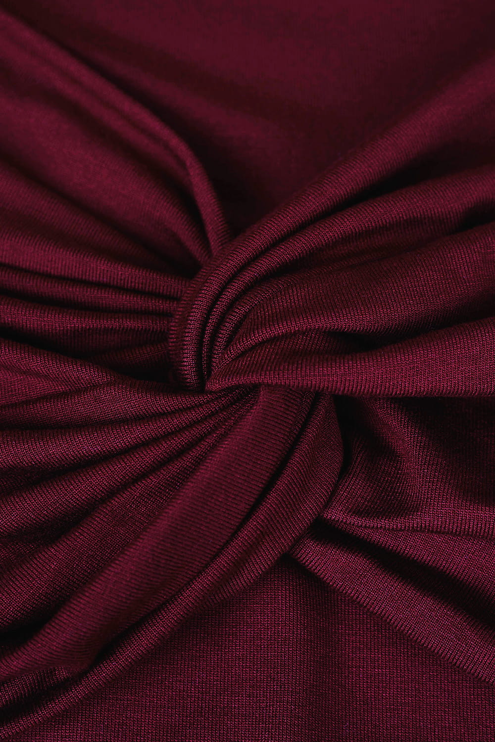 Longsleeve Miss Draped Burgundy - Image 6