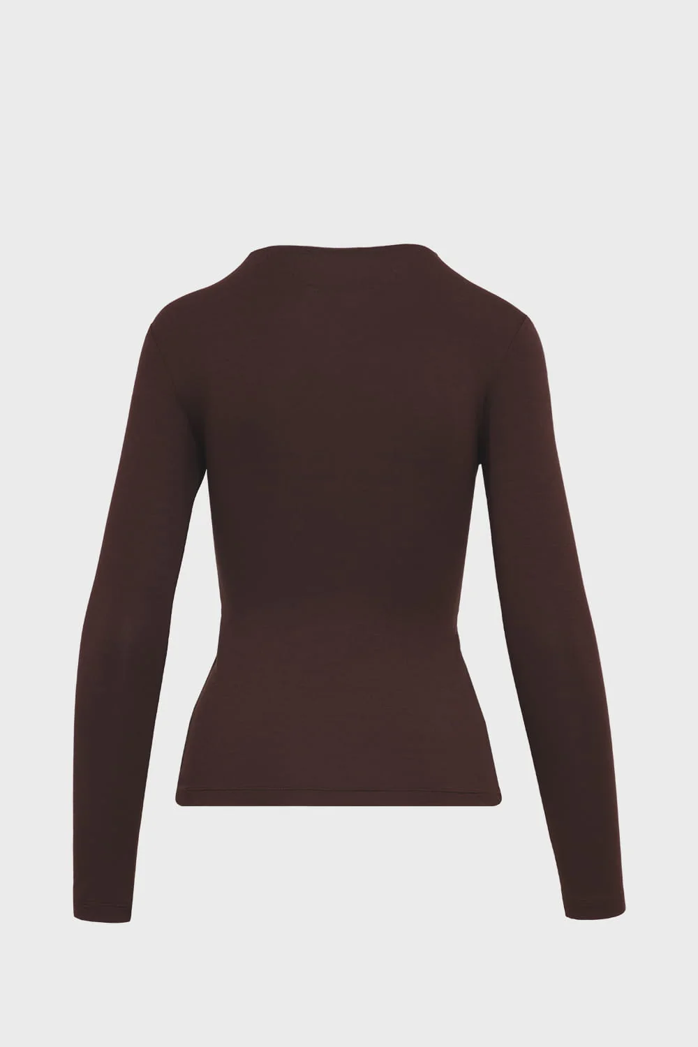 Longsleeve Miss Draped Chocolate - Image 4
