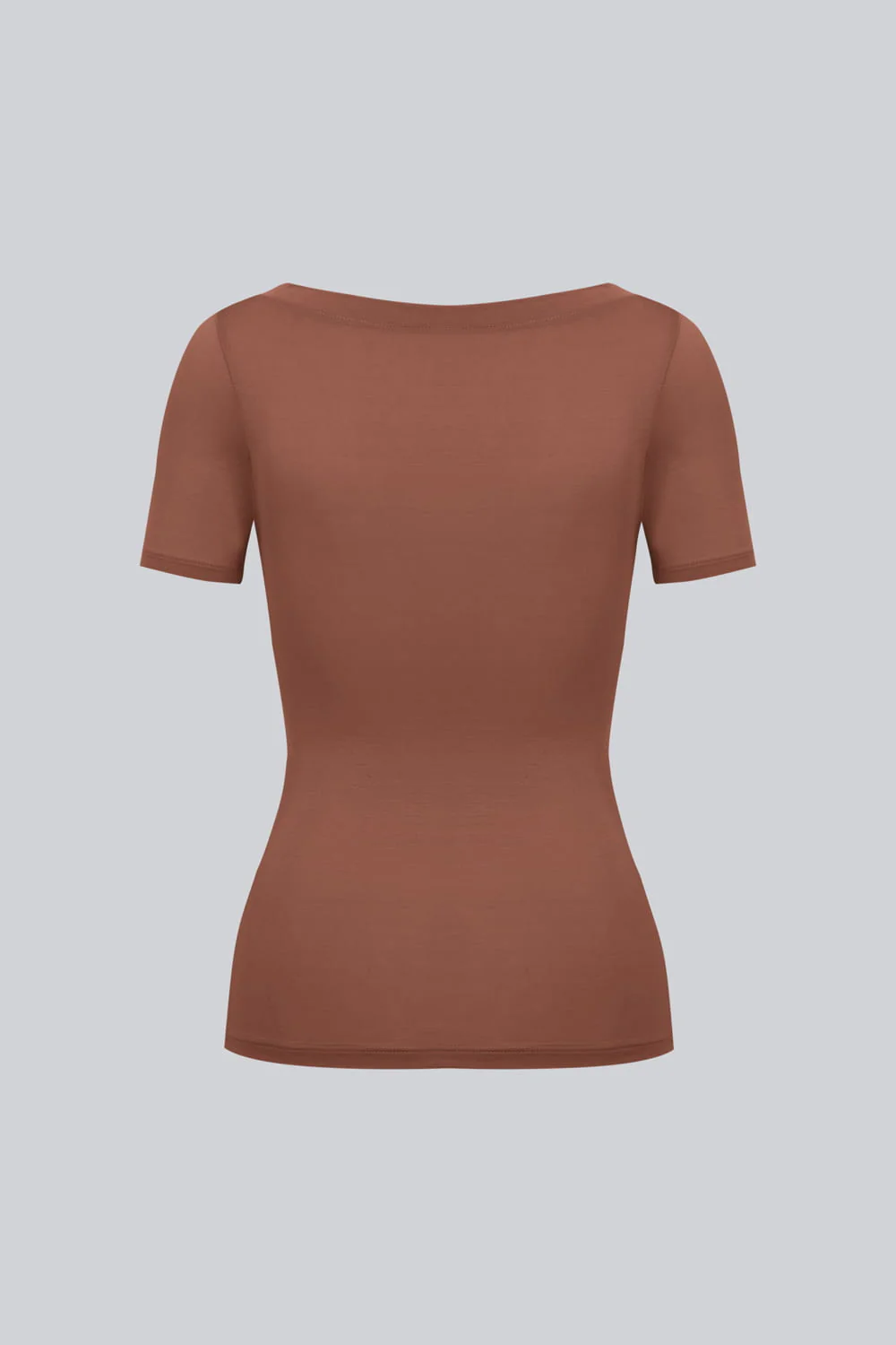 T-shirt Miss invisible V-neck Chocolate - Image 6
