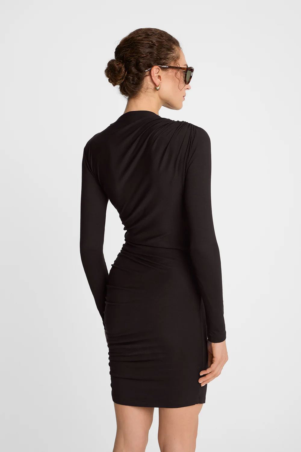 Sukienka Miss Sculptural Dark Chocolate - Image 7