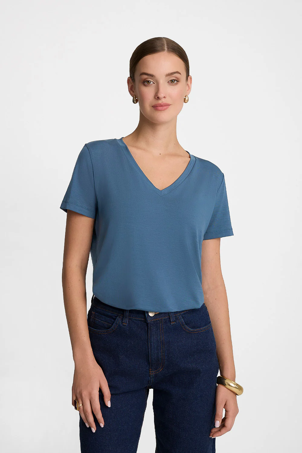 T-shirt Miss Classic Vintage Blue - Image 3