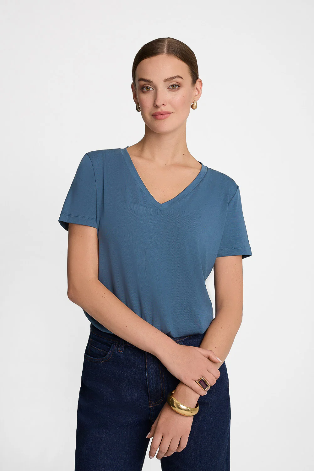 T-shirt Miss Classic Vintage Blue - Image 6