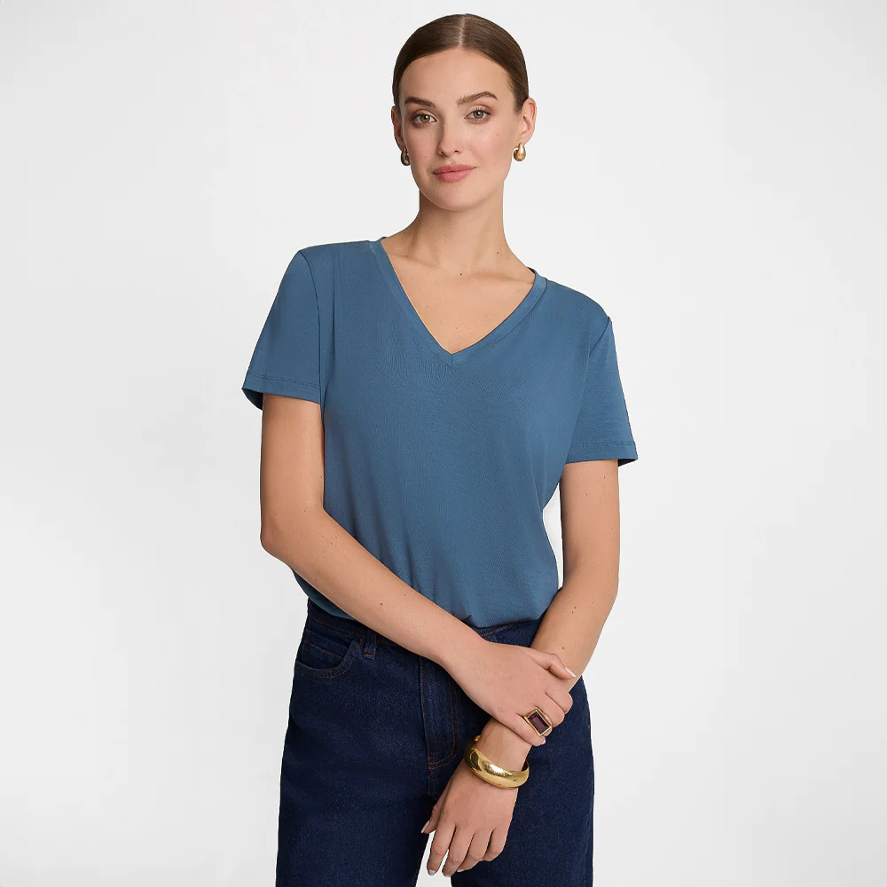 T-shirt Miss Classic Vintage Blue - Image 9