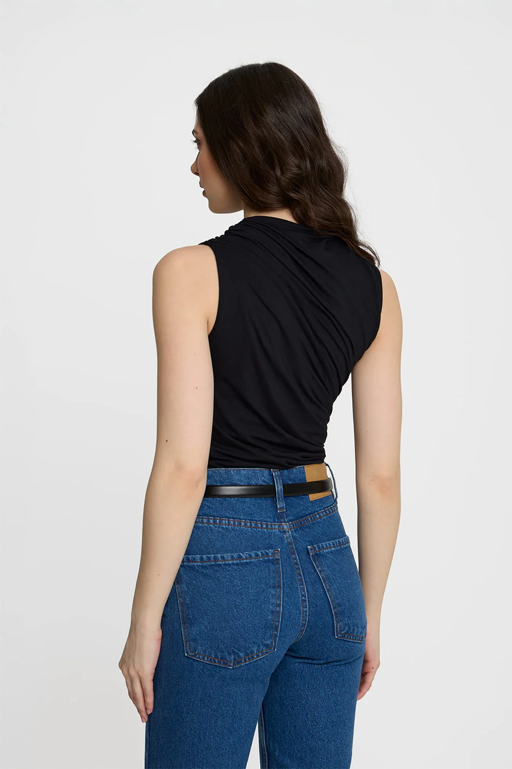 Top Miss Sculptural Black - Image 6