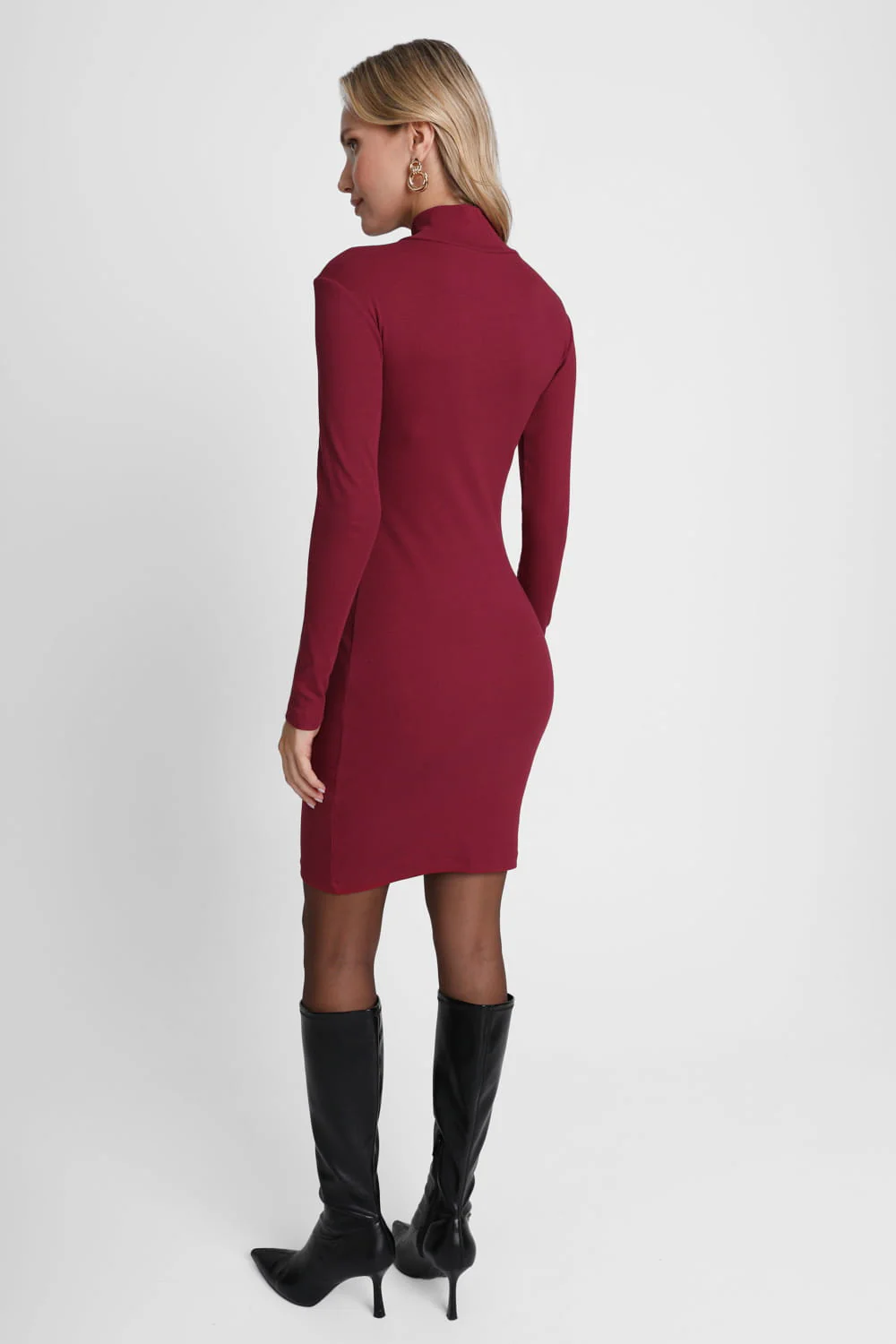 Sukienka Miss Gracious Wine Red - Image 4