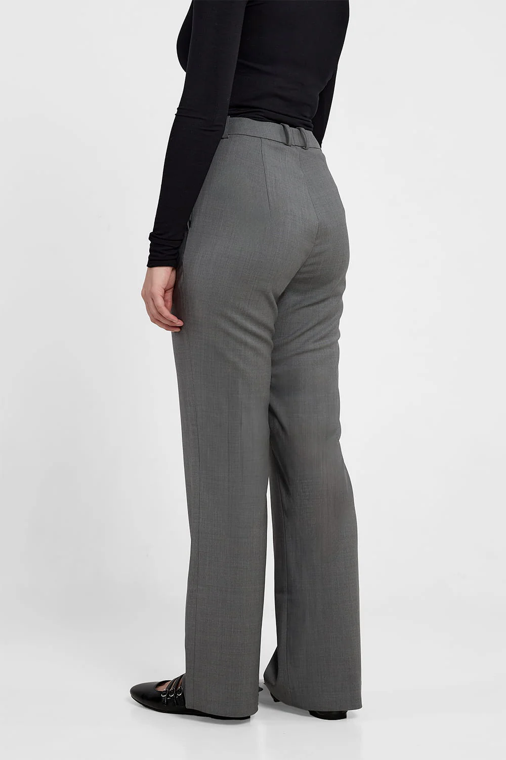 Spodnie Miss Minimal Petite Melange Grey - Image 5