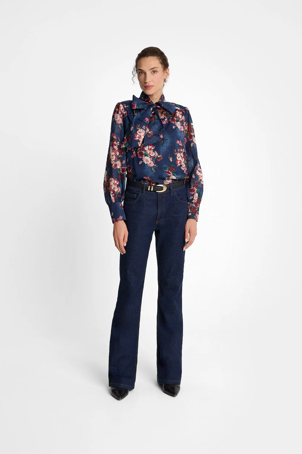 Koszula Miss Blooming Navy - Image 3