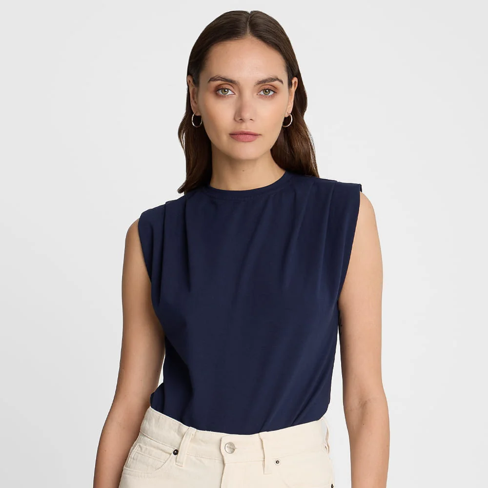 T-shirt Miss Boxy Navy - Image 7