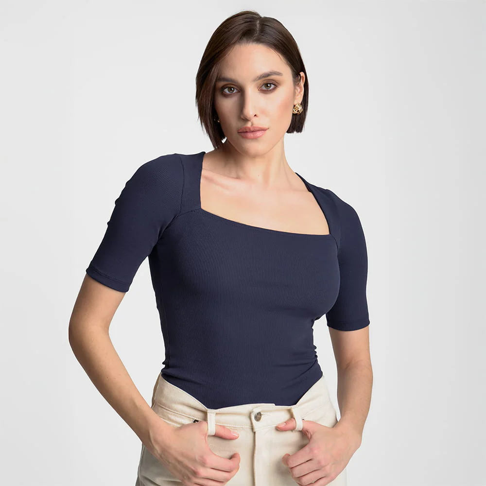 T-shirt Miss Caro Navy - Image 6