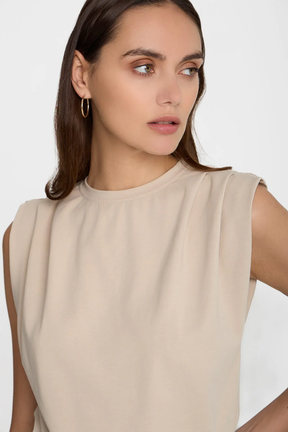 T-shirt Miss Boxy Sand - Image 3