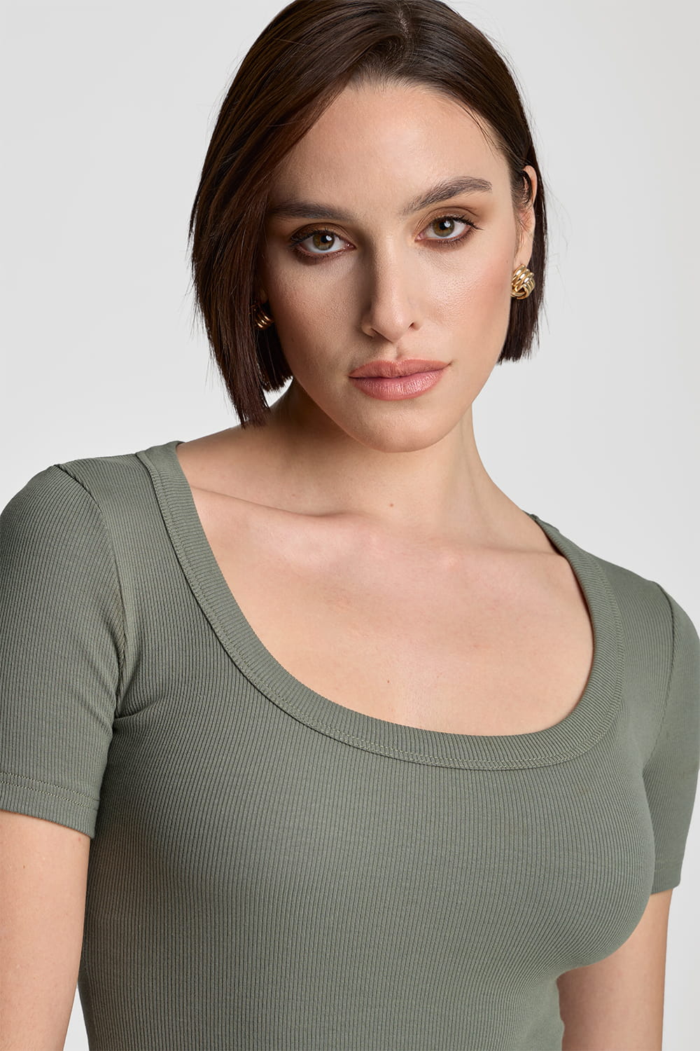 T-shirt Miss Constant Olive - Image 4